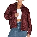 PRETTYGARDEN Women's Faux Leather Motorcycle Jackets