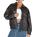 PRETTYGARDEN Women's Faux Leather Motorcycle Jackets