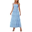 PRETTYGARDEN Women39s Summer Dresses 2026 Sleeveless Smocked