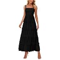 PRETTYGARDEN Women39s Summer Dresses 2026 Sleeveless Smocked