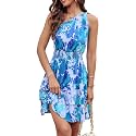PRETTYGARDEN Women39s Summer Tie One Shoulder Boho
