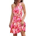 PRETTYGARDEN Women39s Summer Tie One Shoulder Boho