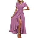 PRETTYGARDEN Women39s Summer Wrap Maxi Dress Casual