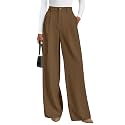 PRETTYGARDEN Women's Tailored Wide Leg Work Dress Pants