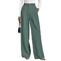PRETTYGARDEN Women's Tailored Wide Leg Work Dress Pants