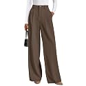 PRETTYGARDEN Women's Tailored Wide Leg Work Dress Pants