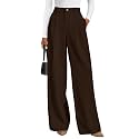 PRETTYGARDEN Women's Tailored Wide Leg Work Dress Pants