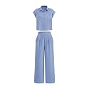 PRETTYGARDEN Womens 2 Piece Sets Summer Outfits Tracksuit
