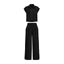 PRETTYGARDEN Womens 2 Piece Sets Summer Outfits Tracksuit