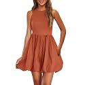 PRETTYGARDEN Womens Summer Bubble Sleeveless Mini Dress