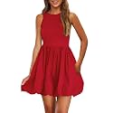 PRETTYGARDEN Womens Summer Bubble Sleeveless Mini Dress