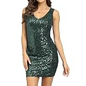 PrettyGuide Women39s Sequin Cocktail Dress V Neck