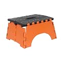 PrettyKrafta 7 Inches Super Strong Folding Step Stool for Adults and Kids, Kitchen Stepping Stools, Garden Step Stool Kitchen Stool -(Pack of 1),Orange