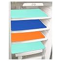PrettyKrafts Waterproof Refrigerator Drawer Mats/Fridge Mats/Multipurpose Mats Set of 4 (Mix Color)