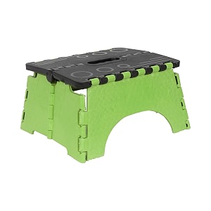 prettykrafts 7 inches super strong folding step stool for adults and kids kitchen stepping stools garden step stool kitchen stool -pack of 1green