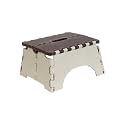PrettyKrafts 7 Inches Super Strong Folding Step Stool for Adults and Kids, Kitchen Stepping Stools, Garden Step Stool Kitchen Stool -(Pack of 1),Brown