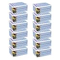 PrettyKrafts Set of 12 Non-Woven Printed Foldable Saree Covers/Wardrobe Organizer With Transparent Window And Zip/Clothes Storage Bag For Women's Lehenga, Suit Saree &amp; Other Accessories, (Mushroom)