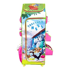 prettykrafts tom amp jerry fun closet 5shelves kids folding wardrobe - together - fabric