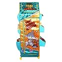 PrettyKrafts Fabric Tom and Jerry BFF 5 Shelves Fun Closet Folding Wardrobe (Yellow)