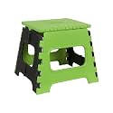 PrettyKrafts 12 Inches Super Strong Folding Step Stool for Adults and Kids, Kitchen Stepping Stools, Garden Step Stool Kitchen Stool -(Pack of 1),Green