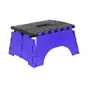 PrettyKraftys 7 Inches Super Strong Folding Step Stool for Adults and Kids, Kitchen Stepping Stools, Garden Step Stool Kitchen Stool -(Pack of 1),Blue