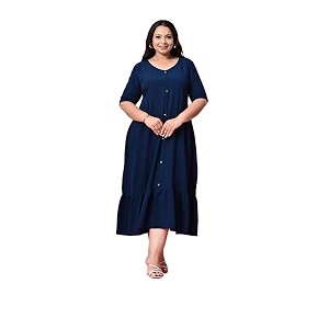 PrettyPlus by Desinoor.com Womens Plus Size Kurta