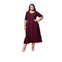 PrettyPlus by Desinoor.com Womens Plus Size Kurta