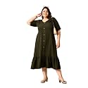 PrettyPlus by Desinoor.com Womens Plus Size Kurta