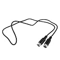 PRETYZOOM 5 Pin Midi Cable 2 Meter for Keyboard and Synthesizer