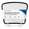 PRETYZOOM Mini Windshield Display, Tempered Glass Windshield Model, 12*9''