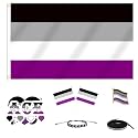 PRIDE 3x5 FT ACE Asexual Flag Bundle, ACE Asexual Pride Stuff
