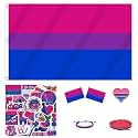 PRIDE 3x5 FT Bi Bisexual Flag Bundle, Bi Bisexual Stuff