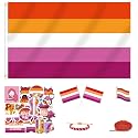 PRIDE 3x5 FT WLW Lesbian Flag Bundle, Lesbian Pride Stuff