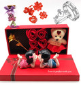 PRIDE STORE Artificial Flower, Jewellery, Soft Toy, Message Pills, Showpiece, Greeting Card Gift Set