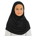 Prien Easy To Wear Hijab For Girls, Muslim Scarf for Kids, Instant Hijabs For Women, Viscose Children Scarves For Ramadan Eid