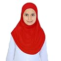 Prien Ready To Wear Hijab For Girls, Soft Viscose Muslim Scarf For Kids, Instant Islamic Clothing For Women For Ramadan, Eid