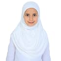 Prien Ready To Wear Hijab For Girls, Soft Viscose Muslim Scarf For Kids, Instant Islamic Clothing For Women For Ramadan, Eid