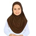 Prien Ready To Wear Hijab For Girls, Soft Viscose Muslim Scarf For Kids, Instant Islamic Clothing For Women For Ramadan, Eid