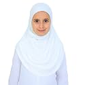 Prien Ready To Wear Hijab For Girls, Soft Viscose Muslim Scarf For Kids, Instant Islamic Clothing For Women For Ramadan, Eid