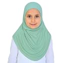 Prien Ready To Wear Hijab For Girls, Soft Viscose Muslim Scarf For Kids, Instant Islamic Clothing For Women For Ramadan, Eid