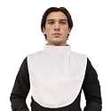 Priest Clergy Tab Collar Unisex Costume Pastor Bib Dickey for Clerical Shirt