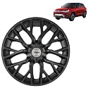 Prigan Brezza Black Wheel Cover 16" for Maruti Brezza (Set of 4 Pcs) (Press Fitting) Model- Phantom Black 16