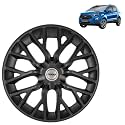 Prigan EcoSport Matte Black Wheel Cover 15" for EcoSport,(Set of 4 Pcs) (Press Fitting) Model- Phantom_Black_15