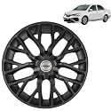 Prigan ETIOS Liva Matte Black Wheel Cover 14" for -Etios Liva,(Set of 4 Pcs) (Press Fitting) Model- Phantom_Black_14
