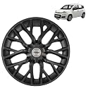 PRIGAN Fiat Uno Matte Black Wheel Cover 13" for Uno,(Set of 4 Pcs) (Press Fitting) Model- Phantom Matte Black 13
