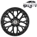 Prigan Grand i10 Matte Black Wheel Cover 14" for Grand i10,(Set of 4 Pcs) (Press Fitting) Model- Phantom_Black_14