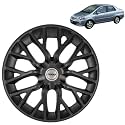 Prigan City ZX Matte Black Wheel Cover 14" for Honda City Zx,(Set of 4 Pcs) (Press Fitting) Model- Phantom_Black_14