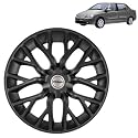 Prigan Indigo Matte Black Wheel Cover 14" for Indigo,(Set of 4 Pcs) (Press Fitting) Model- Phantom_Black_14