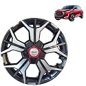 PRIGAN Magnite Grey Silver Wheel Cover 16" for Mignite (Set of 4 Pcs) (Press Fitting) Model- Sharp Grey Silver 16