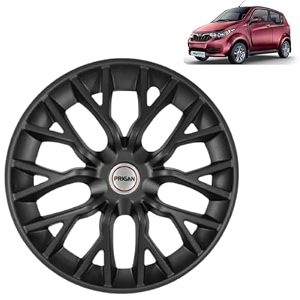 prigan matte black wheel cover 1334 for e20set of 4 pcs press fitting model- phantom matte black 13